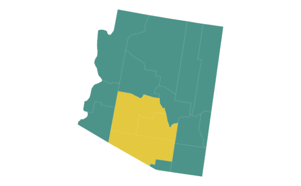 Arizona State map